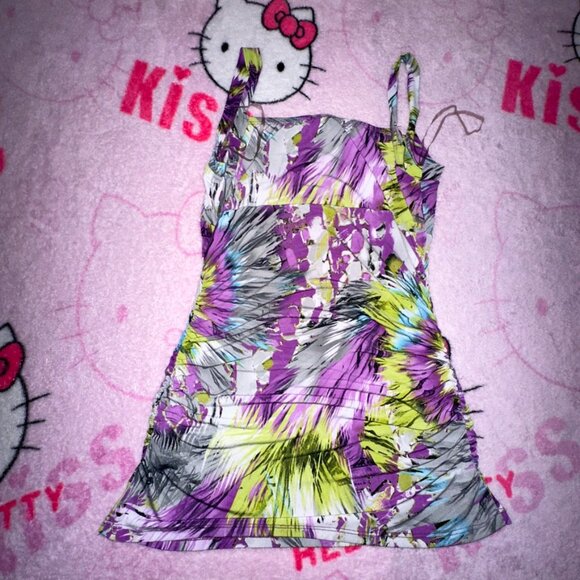 y2k abstract babydoll cami top - Picture 2 of 4